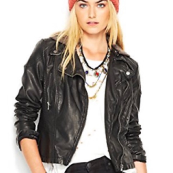 Free People vegan leather jacket - Picture 7 of 9